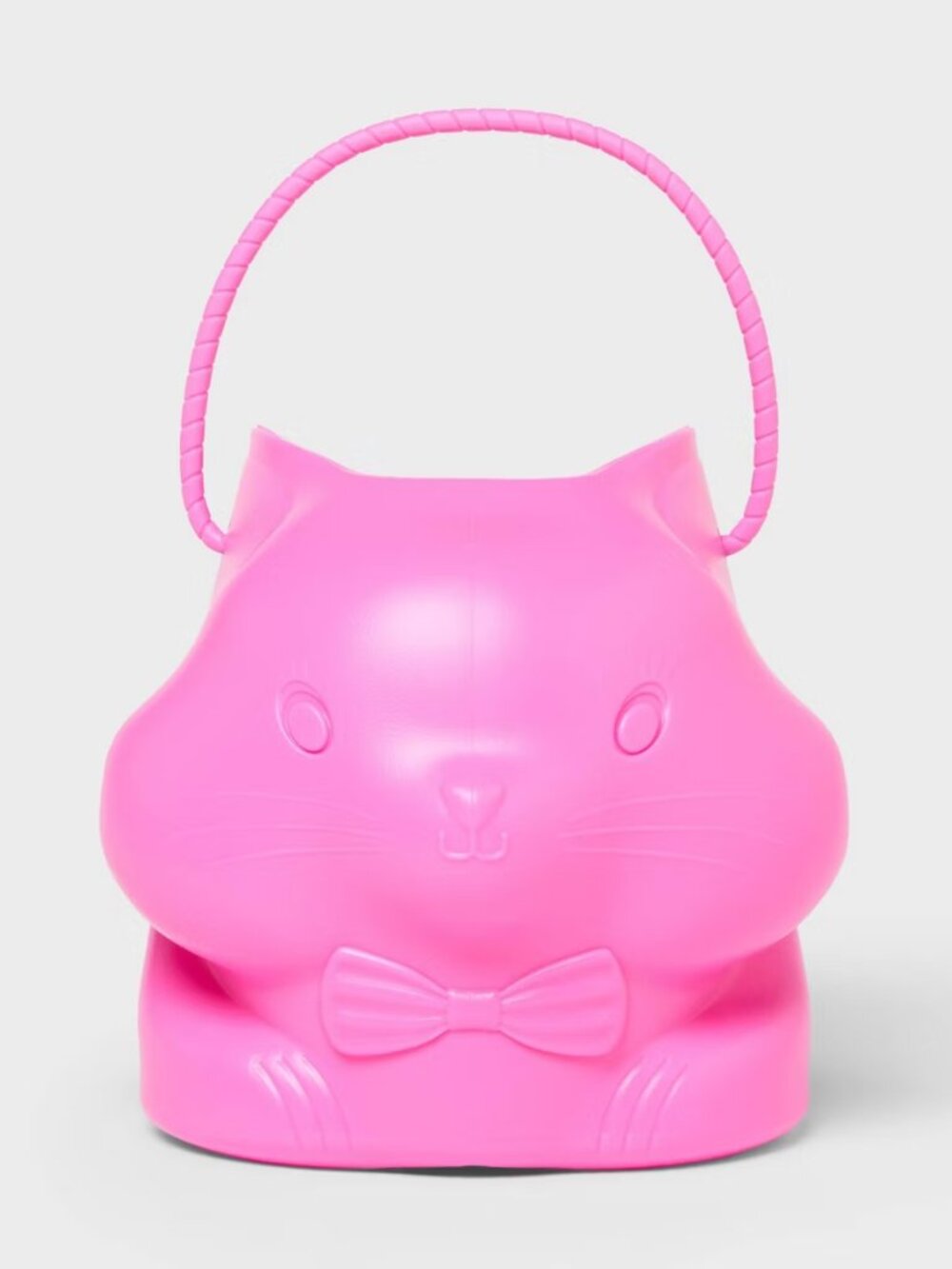 Vintage Easter Bunny Basket - Pink
